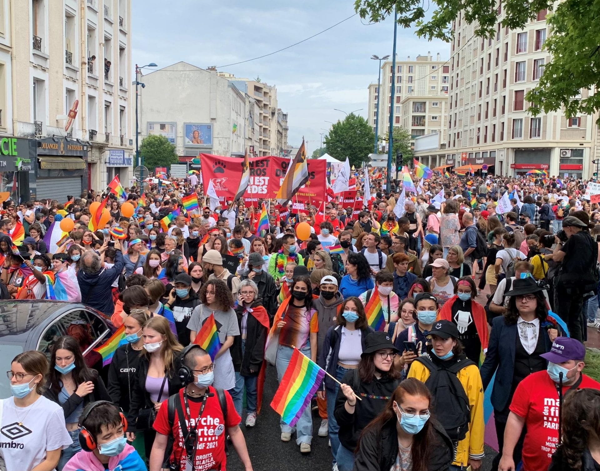 pride parade in paris